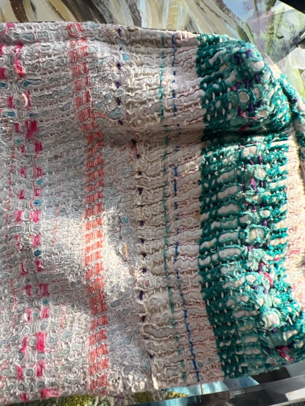 Kantha cosmetic bag